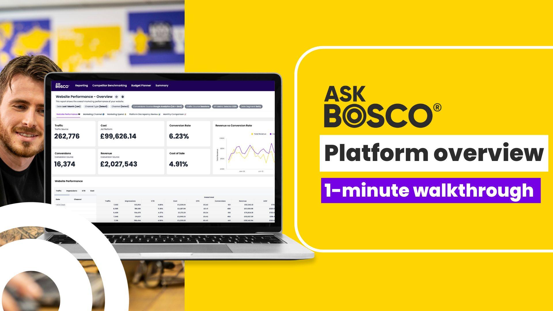 1 minute overview of platform