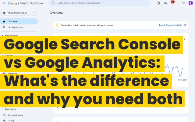 Google Search Console vs Google Analytics Google Search Console vs Google Analytics